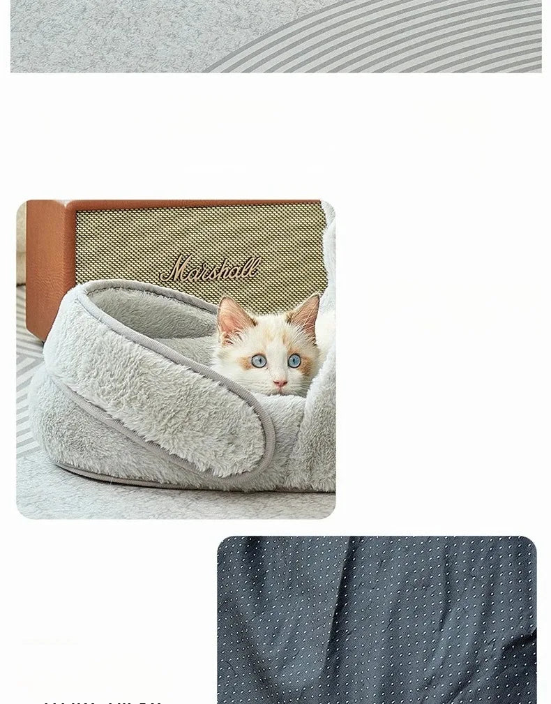 Lit douillet pour animaux de compagnie - Tapis coussin chaud pour chats et chiens