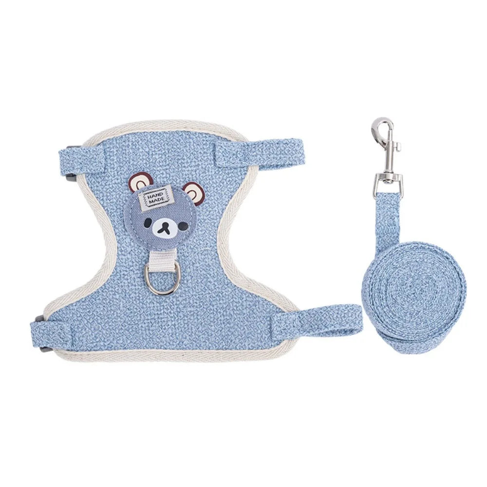 Maillot de corps Gilet Harnais et laisse pour petits chiens et chats