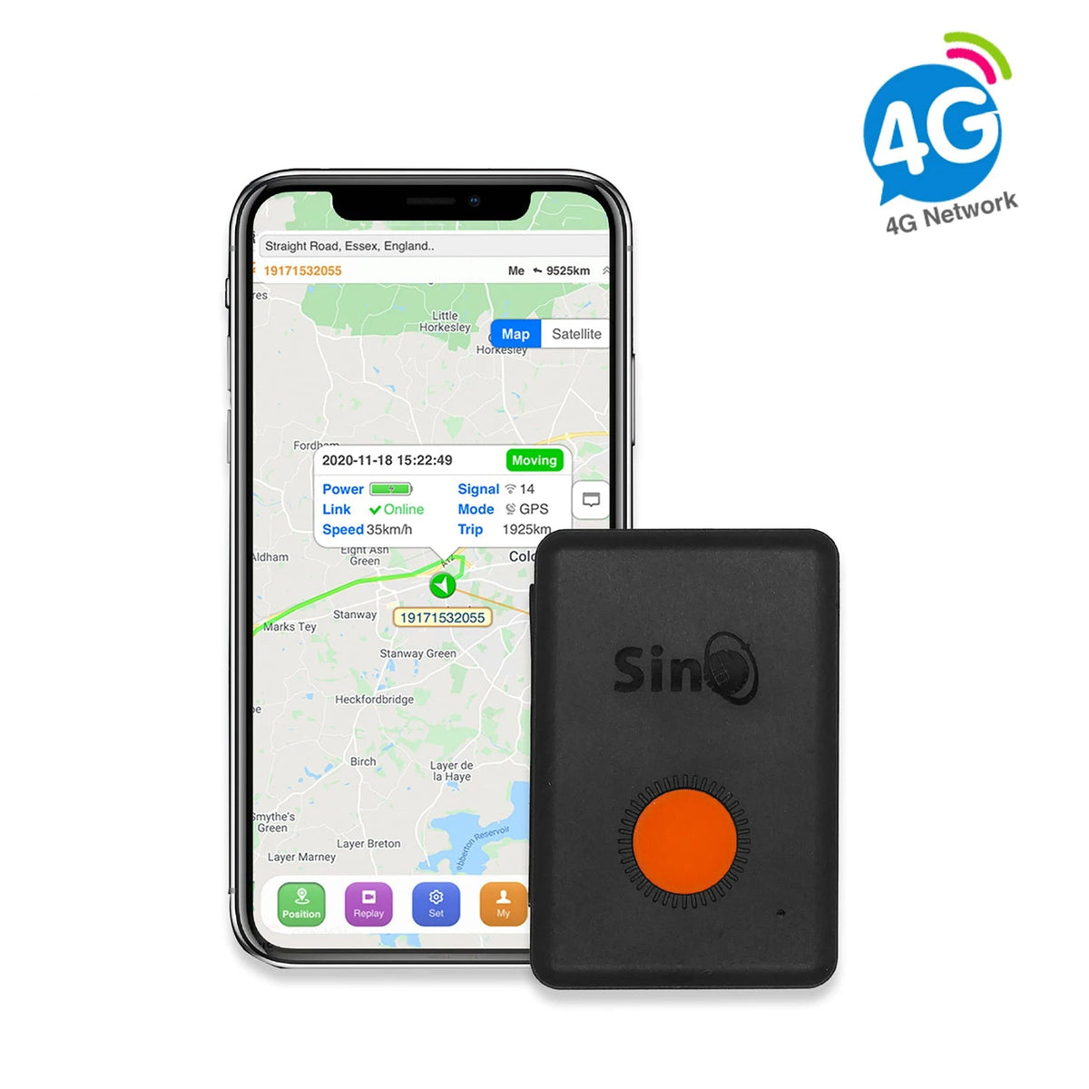 Mini GPS Tracker with Built-In Battery