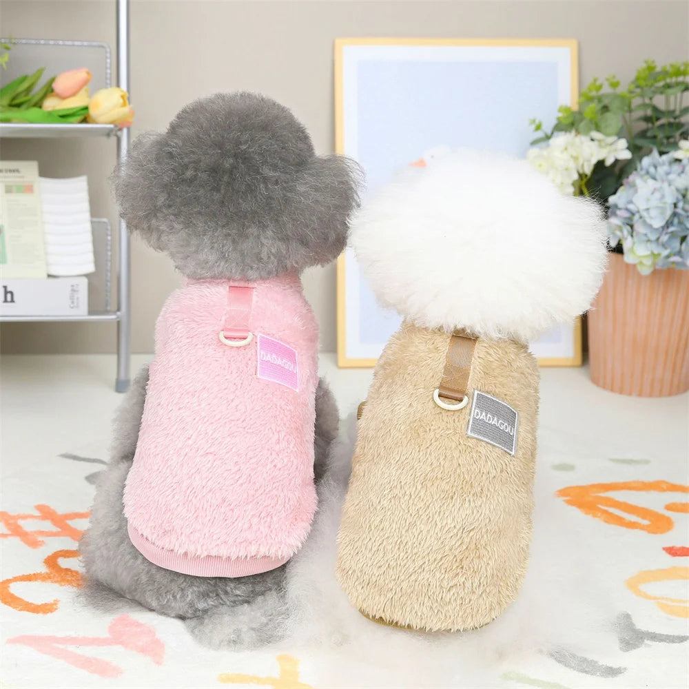 Warm Fleece Jacket & Jumpsuit for Cats and Small Dogs