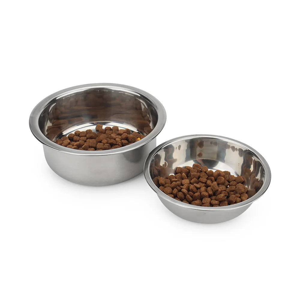 Stainless Steel Pet Bowl for Dogs & Cats