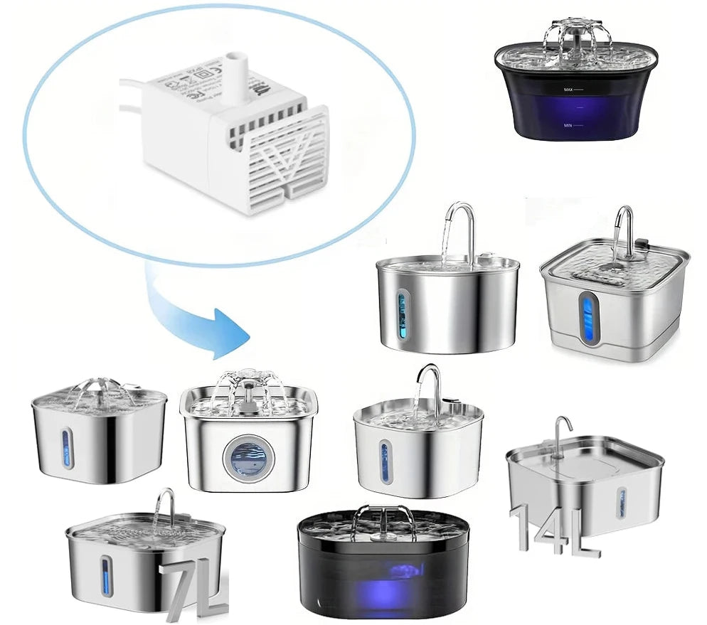 Ultra-Quiet Brushless Water Pump for Pet Fountain