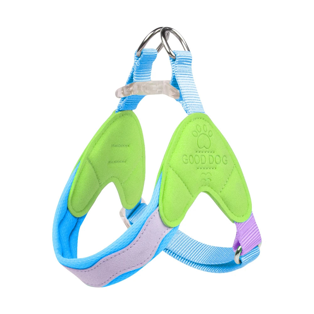 Type Y Dog Harness Breathable Adjusted Pet Chest Straps for Small Dogs French Bulldog Schnauzer Puppy Outdoor Walking Supplies