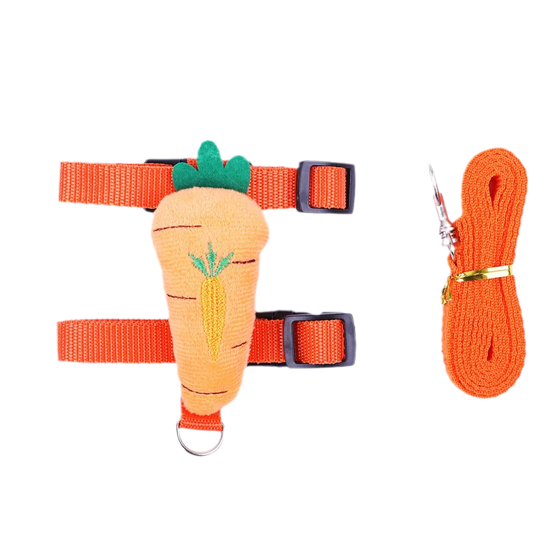 Cartoon Print Harness & Leash Set for Rabbits, Guinea Pigs & Small Pets