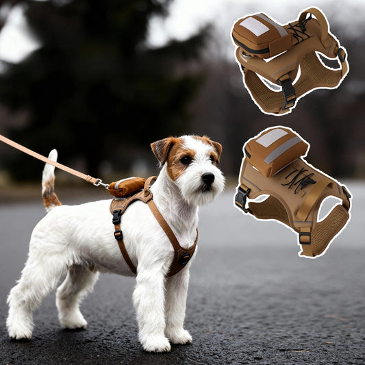 Tactical Training Dog Harness & Leash Set