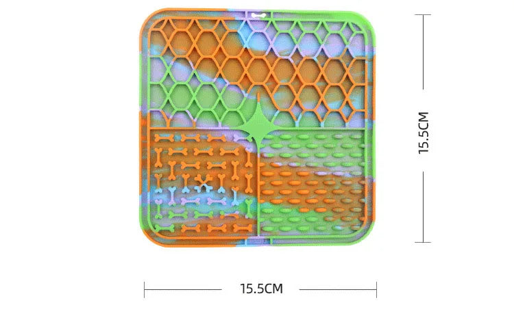 Silicone Lick Mat for Dogs — Slow Feeder & Bath Distraction