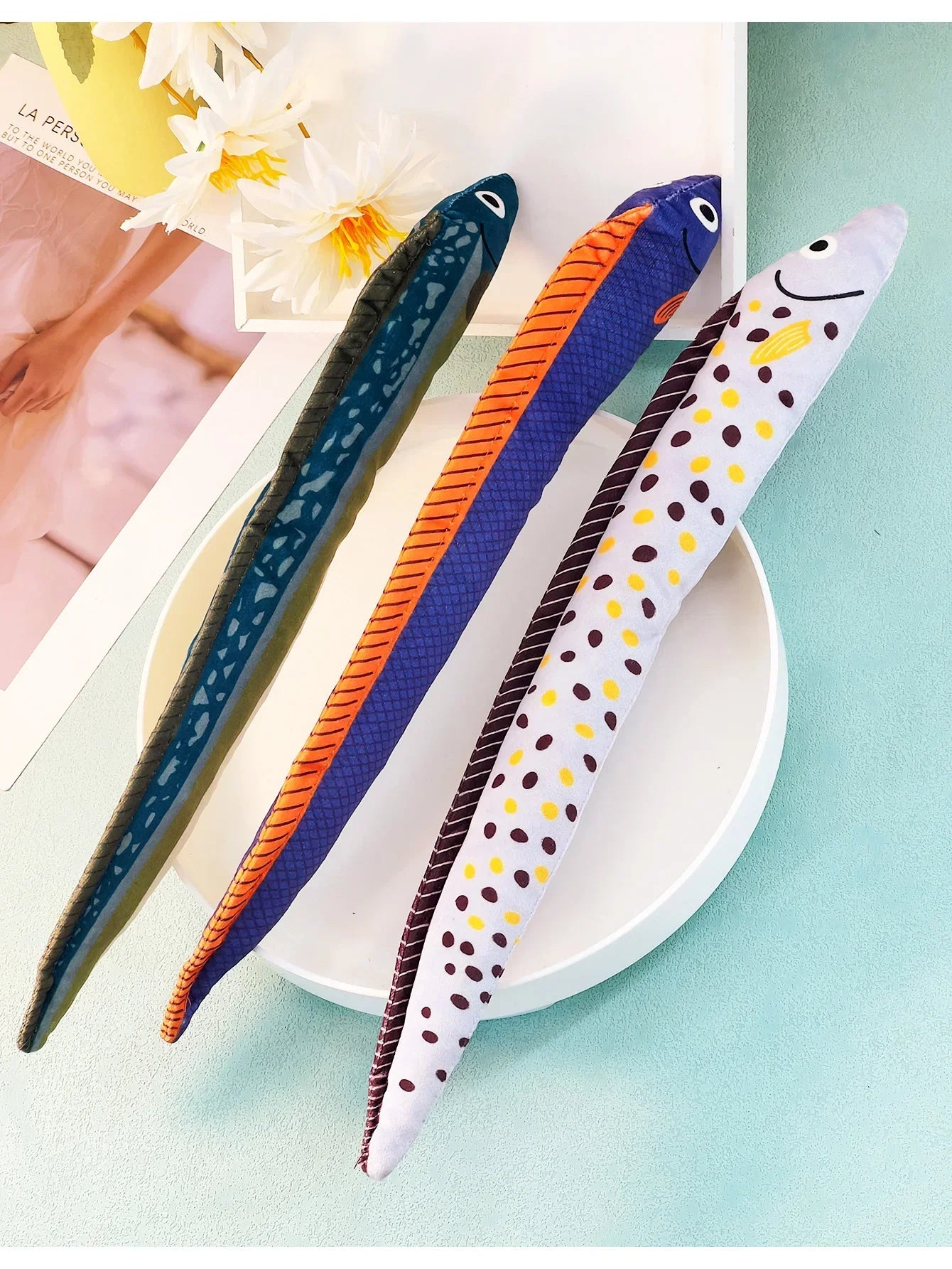 Eel-Shaped Catnip Toy