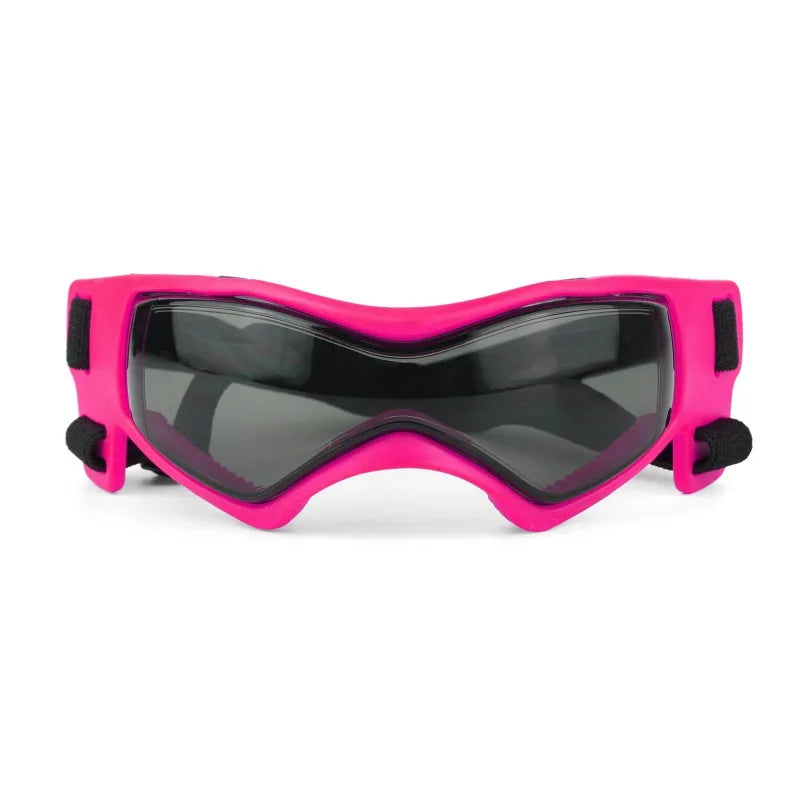 UV-Protective Dog Sunglasses – Windproof Anti-Fog Goggles for Outdoor Travel