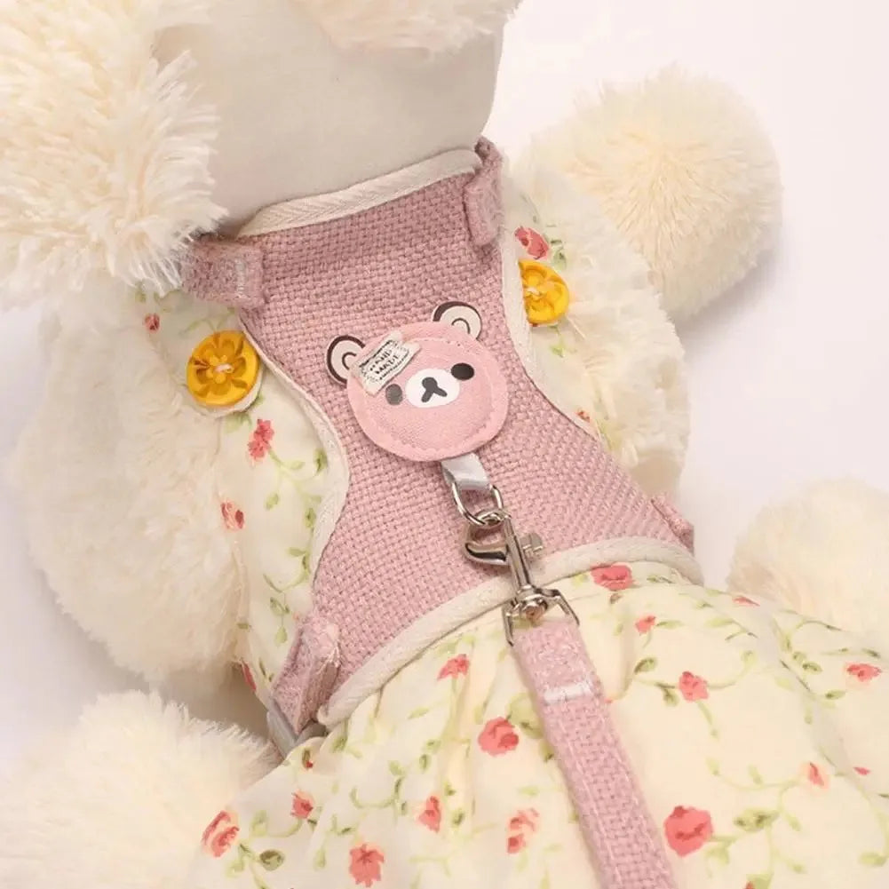 Adjustable Harness & Collar for Kittens and Small Pets