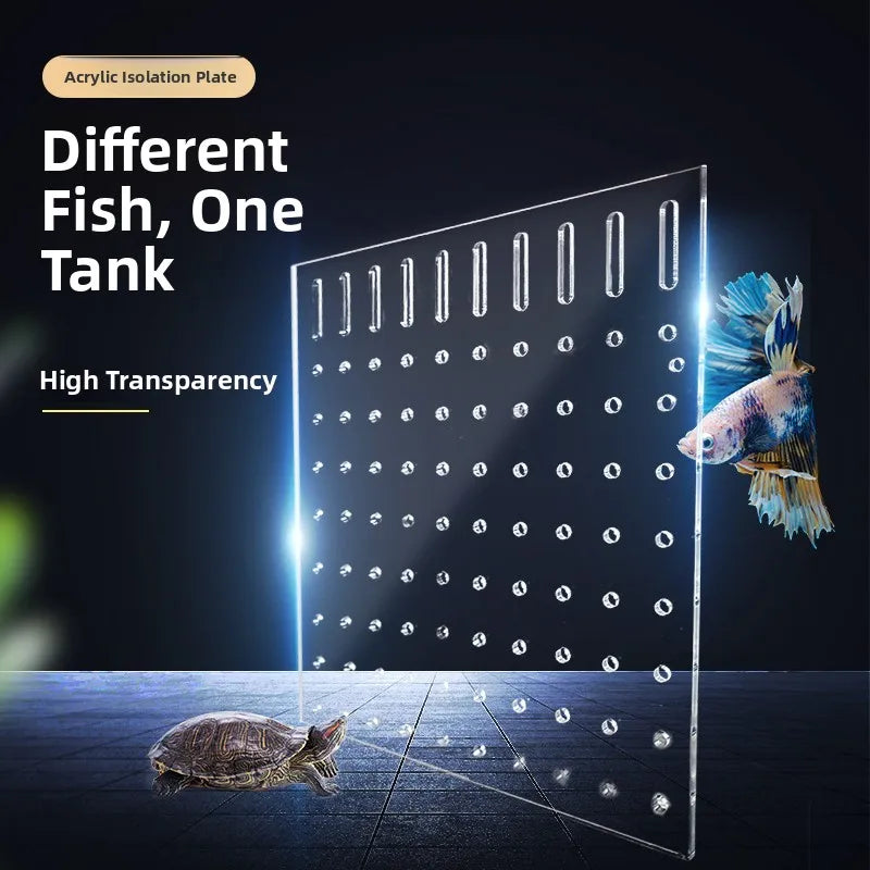 Acrylic Fish Tank Divider & Partition Board