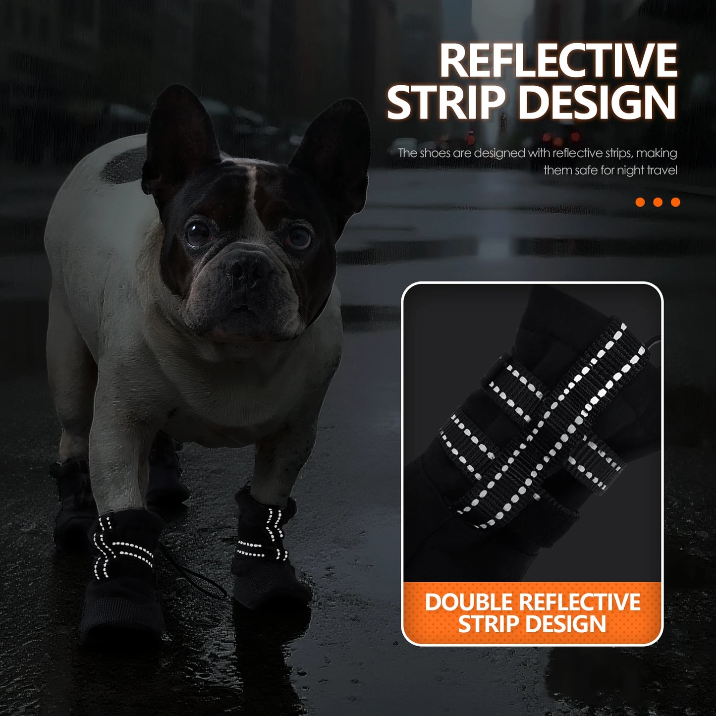 Waterproof Anti-Slip Dog Shoes & Booties for Small & Medium Dogs
