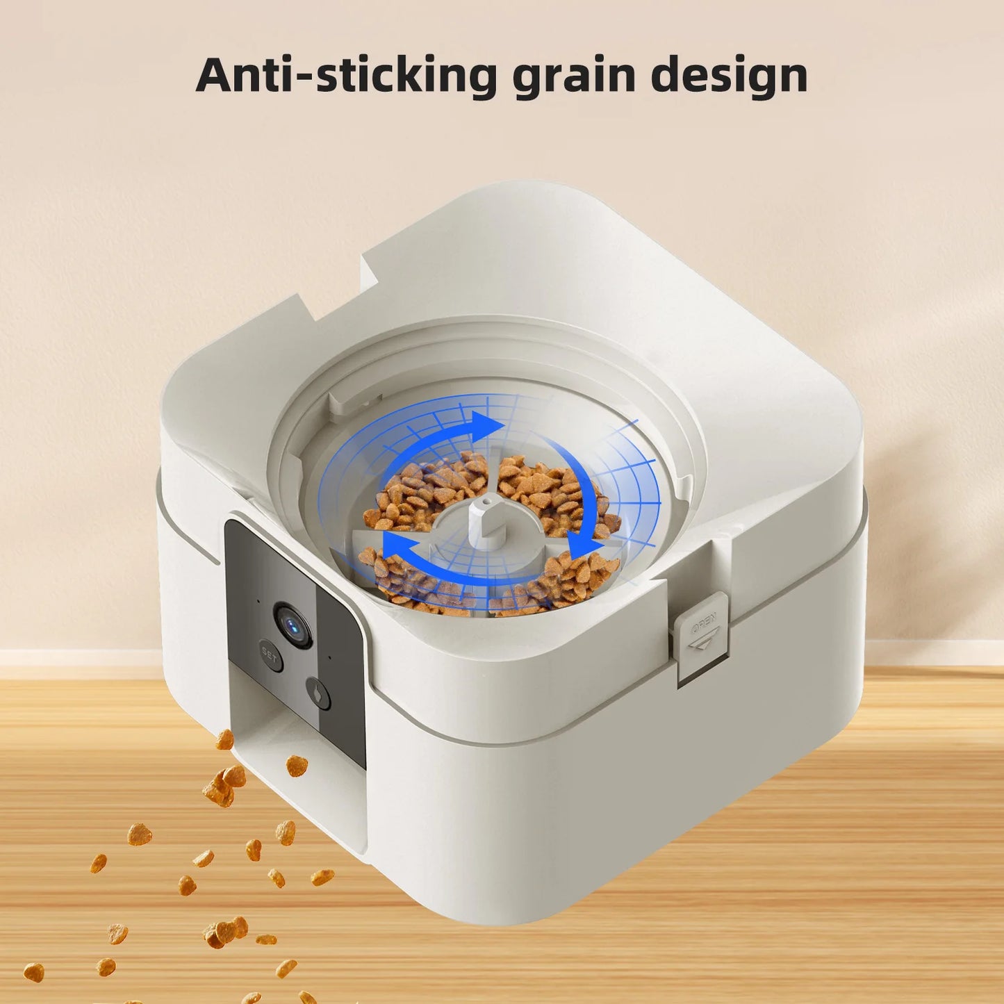 Fontaine à eau intelligente sans fil pour animaux de compagnie – Distributeur automatique par gravité de 3 L avec minuterie