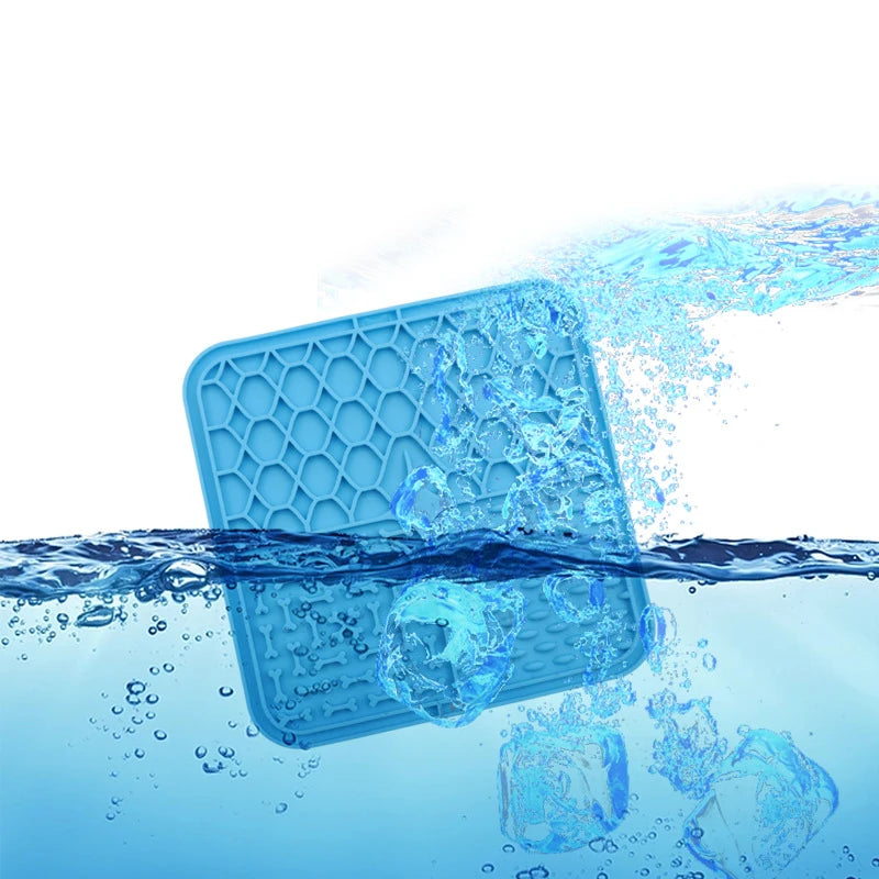 Silicone Lick Mat for Dogs — Slow Feeder & Bath Distraction