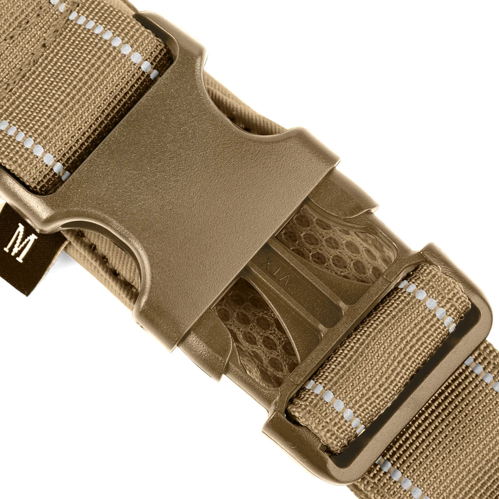 Tactical No-Pull Dog Harness - Reflective Nylon Vest for Training