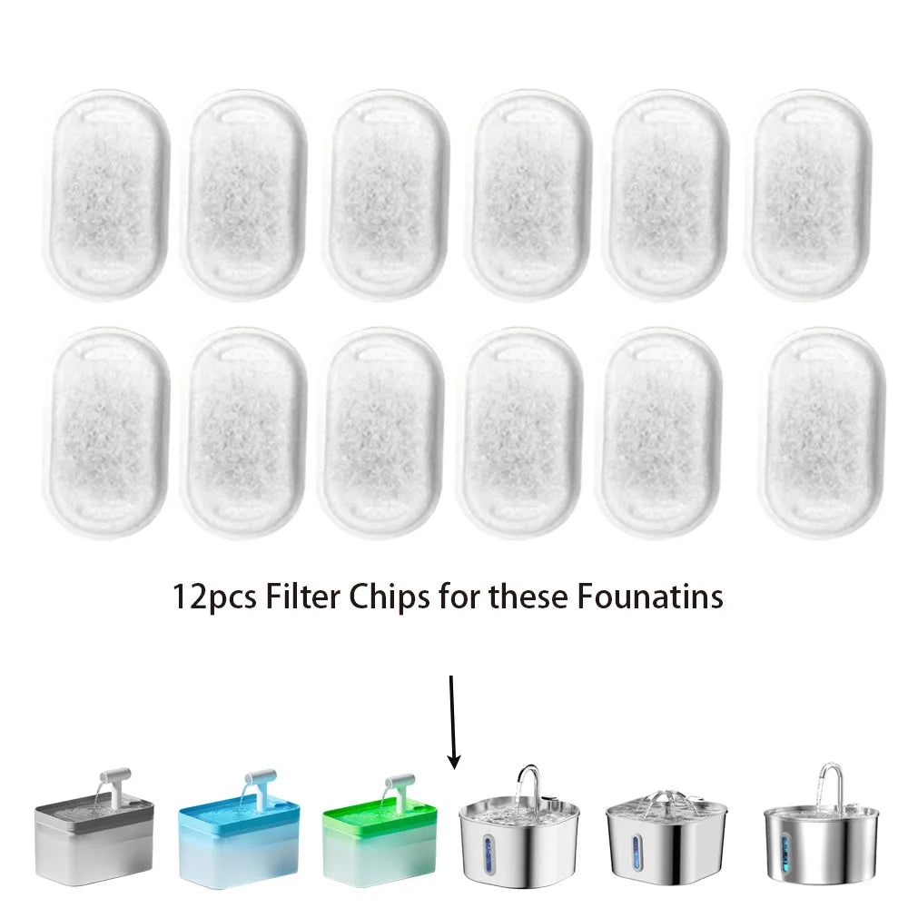 2.2L Stainless Steel Silent Pet Water Fountain — Dual Style with Filter & Sensor Options