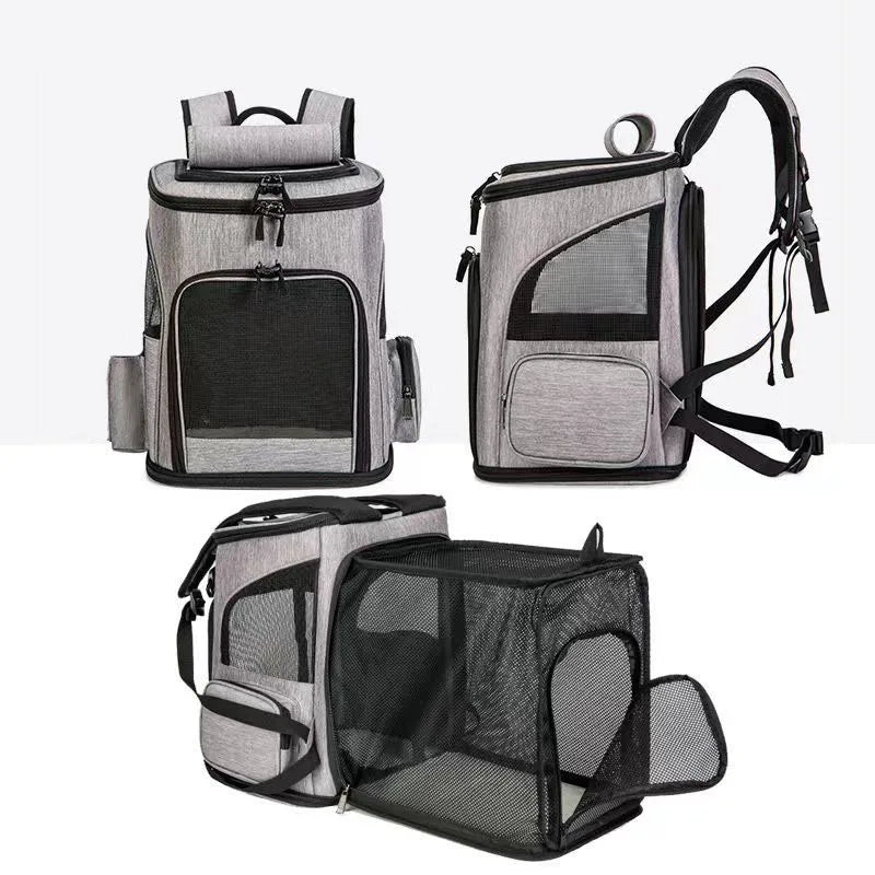 Foldable Cat Carrier Backpack