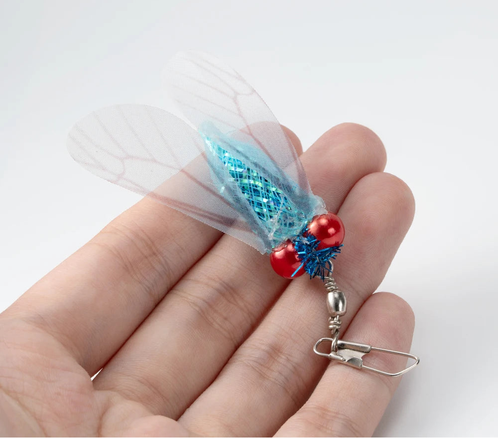 Cicada Bell Cat Teaser Wand Replacement Heads – 5 Pack
