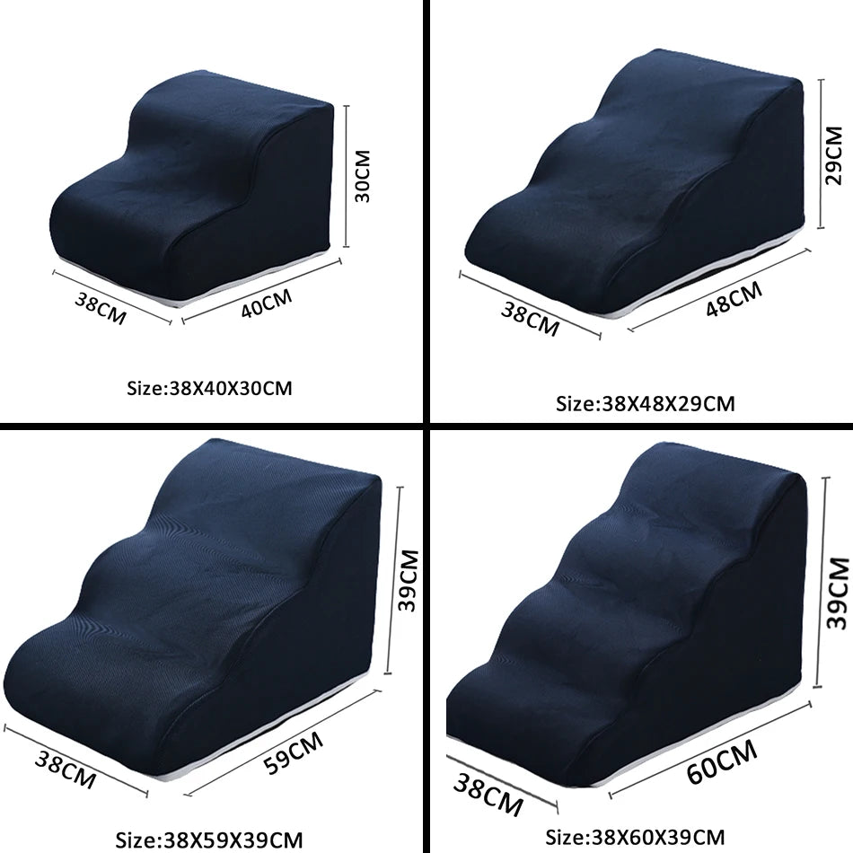 Non-Slip Pet Stairs & Ramp for Sofa & Bed – 2, 3 or 4 Steps