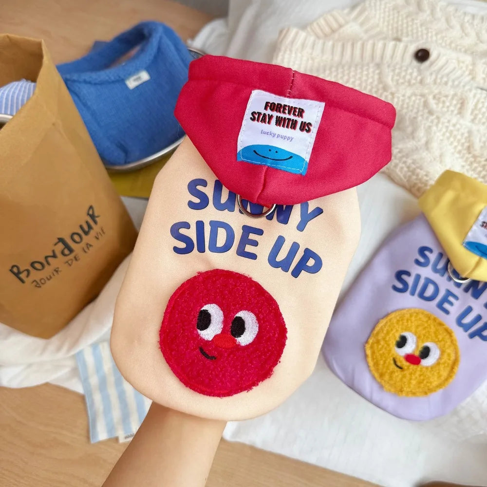 Smile Face Hoodie for Small & Medium Dogs & Cats