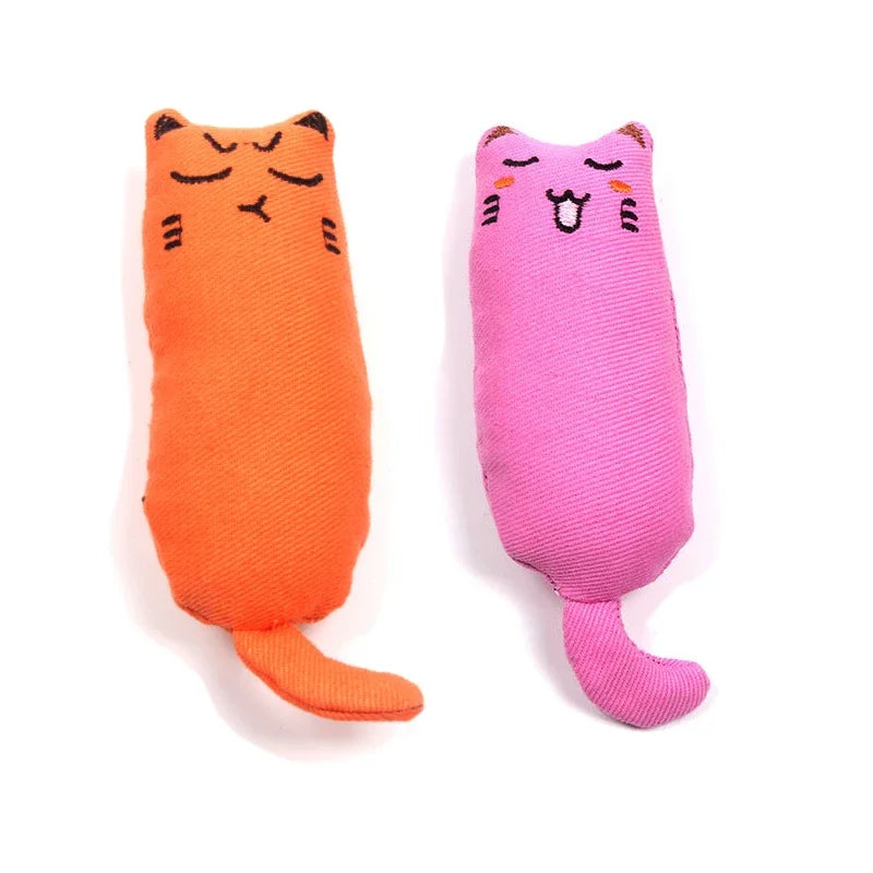 Catnip Plush Toy with Crinkle Sound - Dental Chew for Cats & Kittens