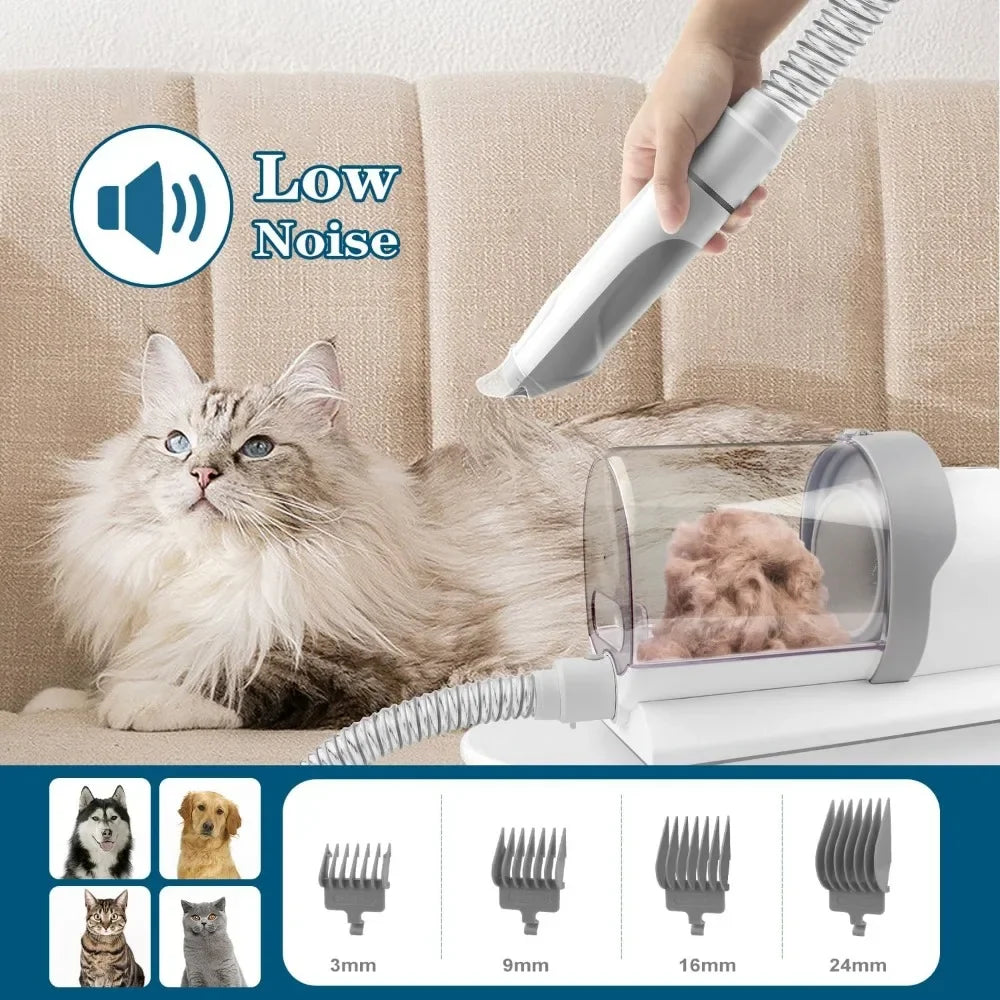Pet Grooming Vacuum & Clipper Kit