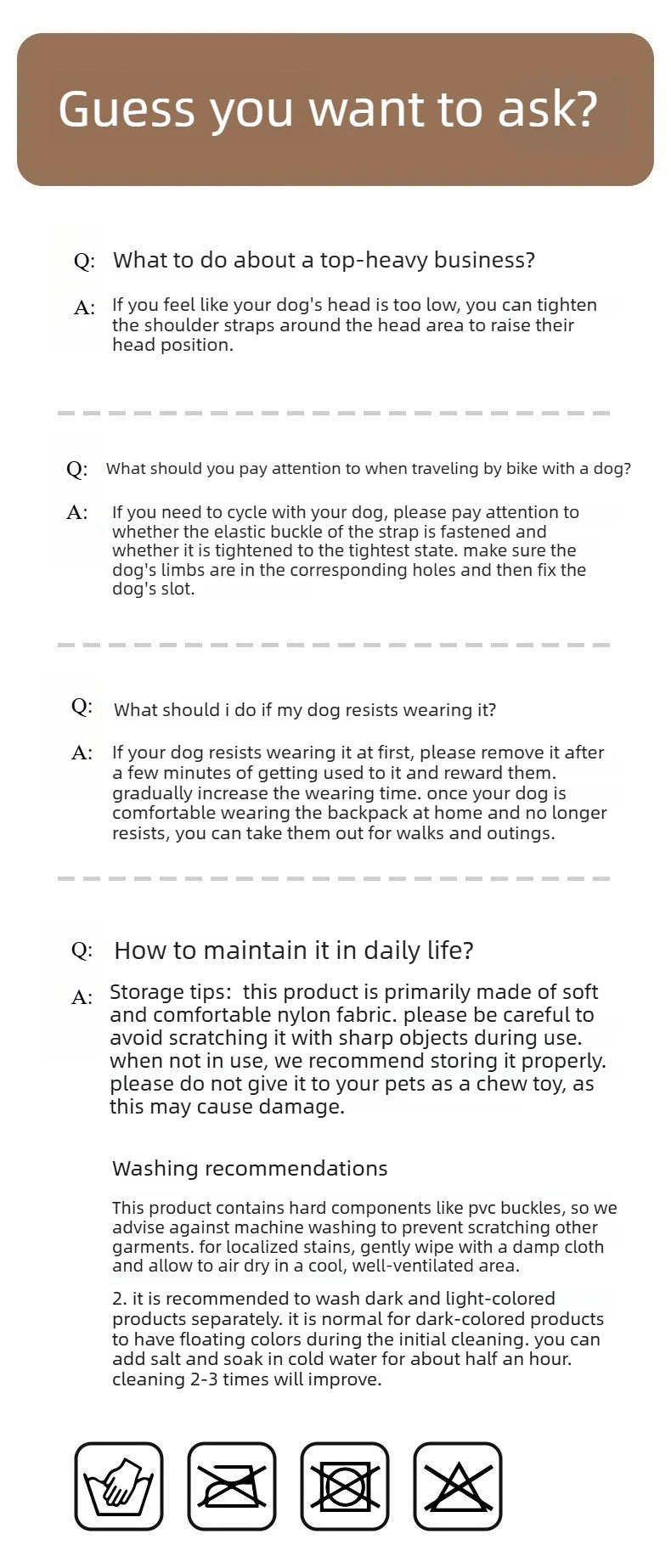 Horizontal Dog Backpack with Ice Silk Cooling & Spine Protector for Small Dogs & Cats
