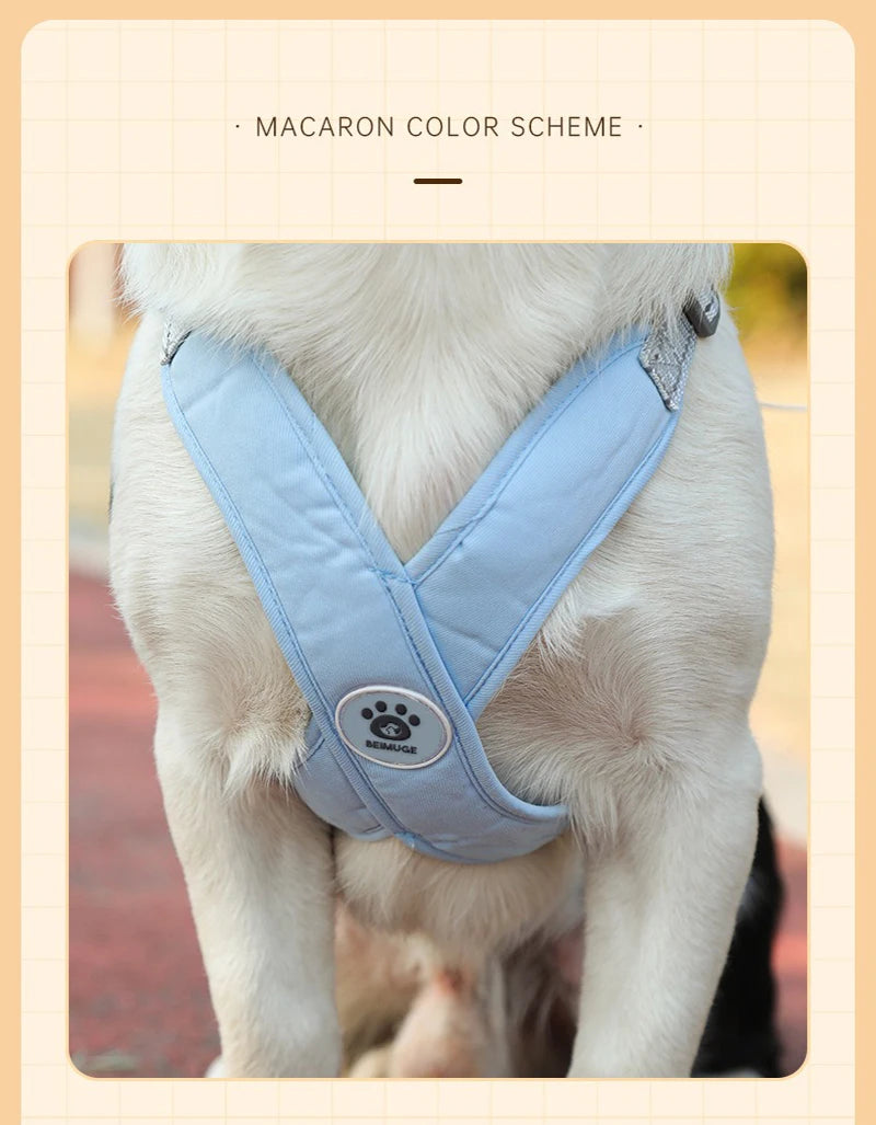 X-Shape Escape-Proof Dog Harness Vest with Leash