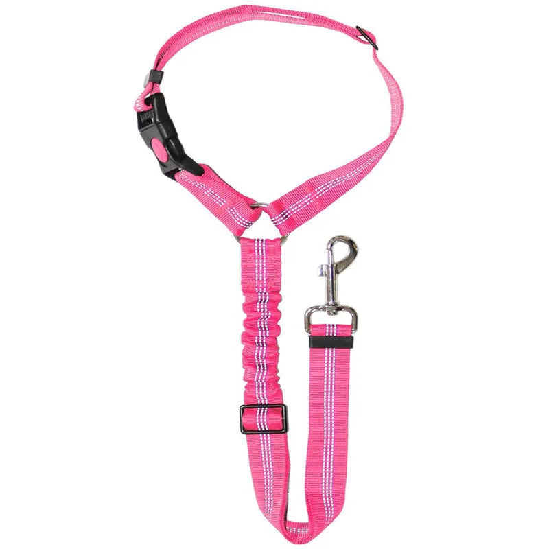 Reflective Dog Car Seat Belt and Walking Leash for Small Dogs