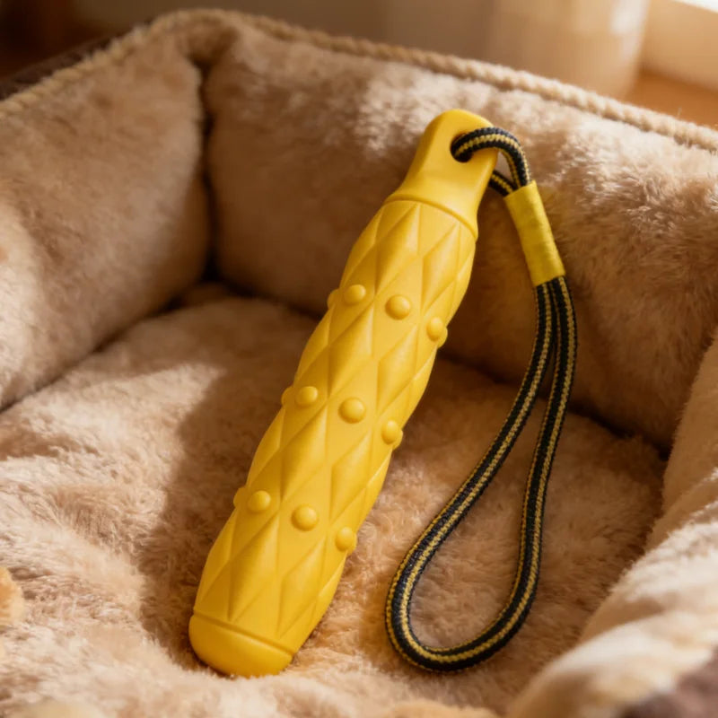 EVA Chew Stick with Rope – Tough Dog Toy