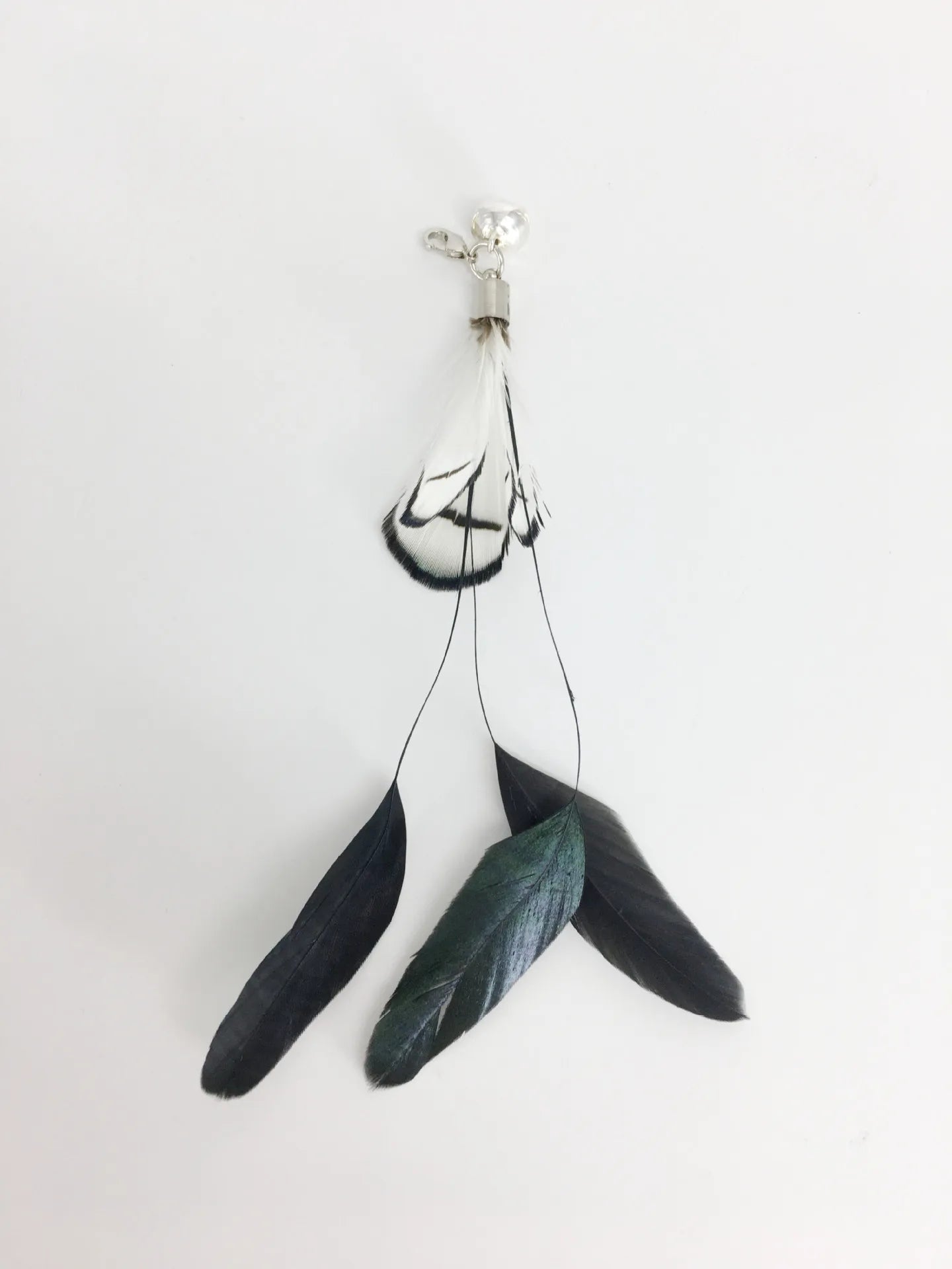 Hands-Free Suction Cup Cat Toy - Interactive Feather Wand Set