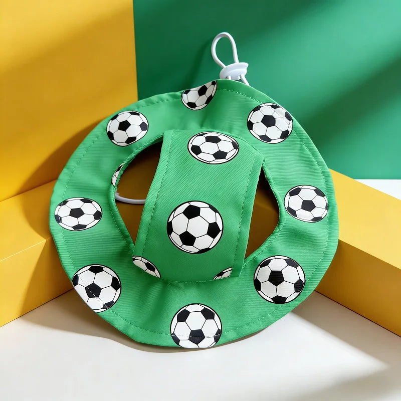 Football Fan Hat & Collar Costume Set for Cats