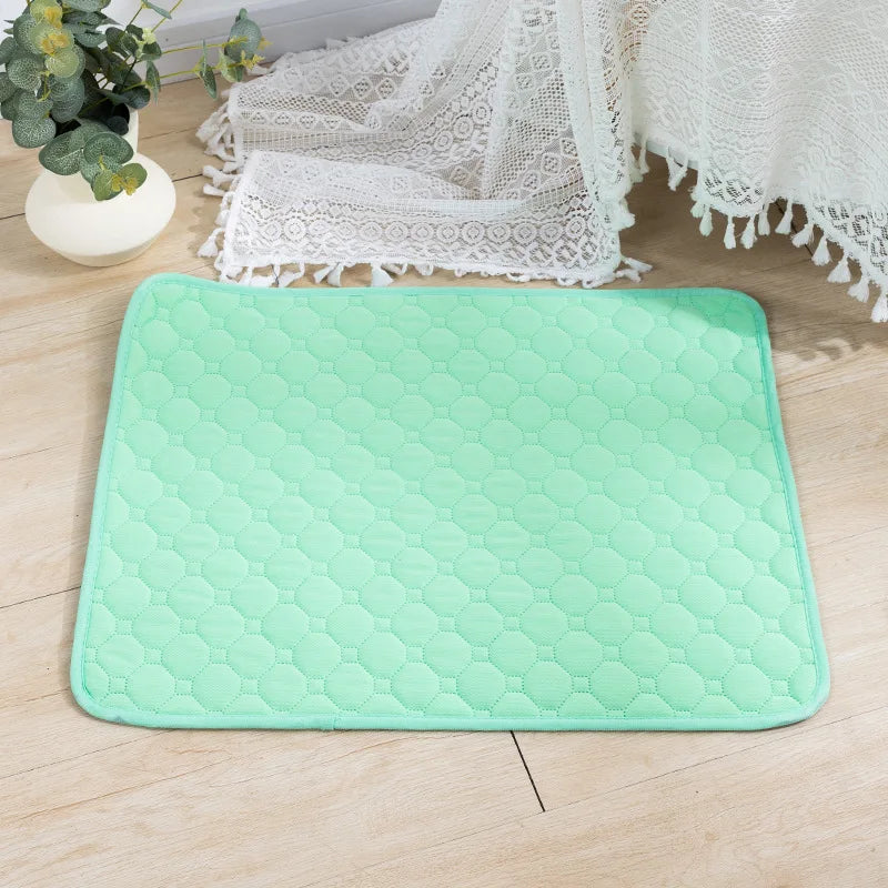 Washable Reusable Dog Pee Pad — Anti-Slip Puppy Training Mat for Home & Car