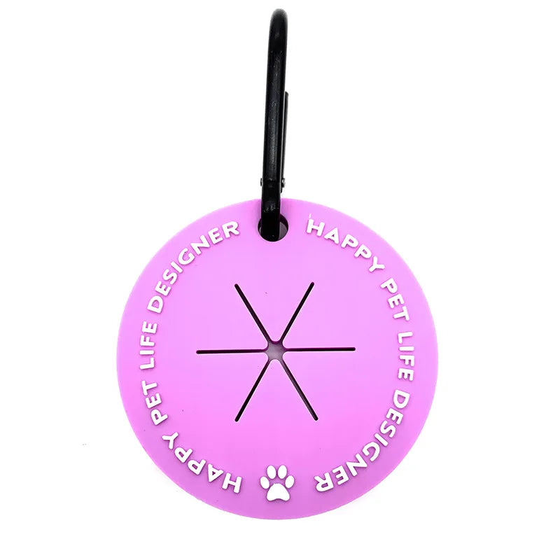 Dog Poop Bag Dispenser with Hands-Free Clip