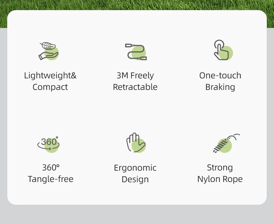 Mini Retractable Dog Leash - 3M Extendable Lead for Small to Medium Dogs