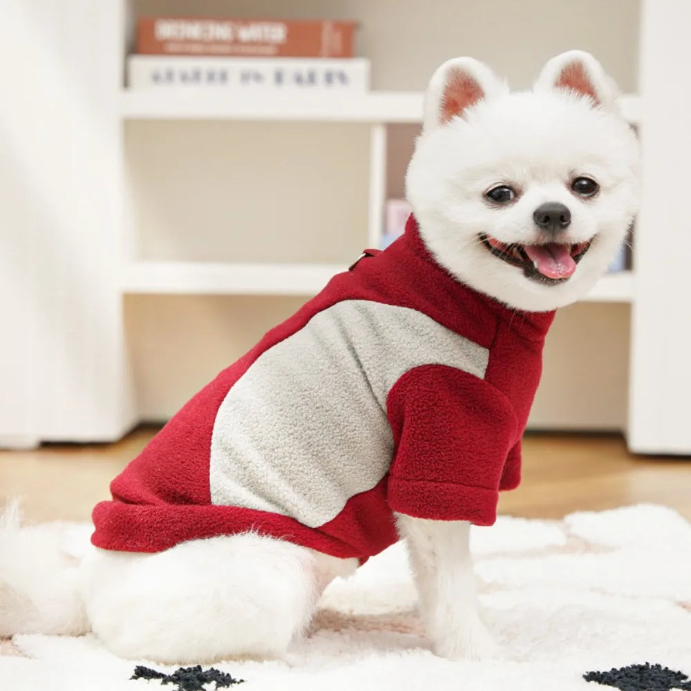 Soft Fleece Dog Hoodie & Warm Winter Coat