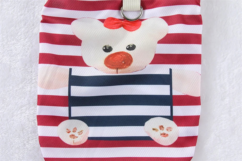 Striped Summer Cooling Vest Shirt for Dogs | Casual Breathable Top for Small to Large Breeds