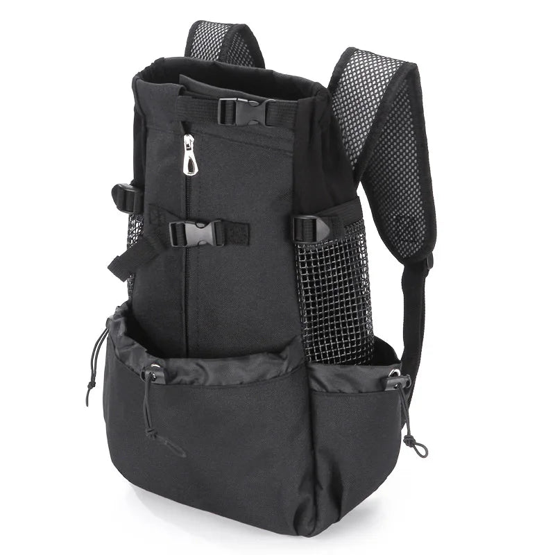 Breathable Nylon Dog Carrier Backpack for Small & Medium Dogs