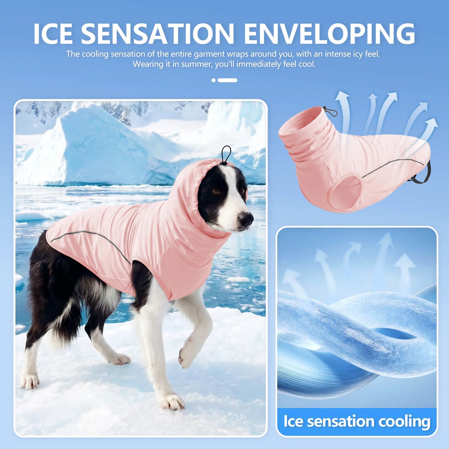 UV Protection Cooling Summer Shirt for Dogs & Cats