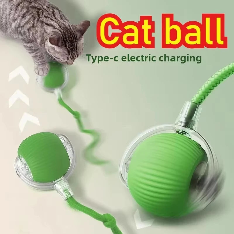 Interactive Self-Moving Cat Toy Ball
