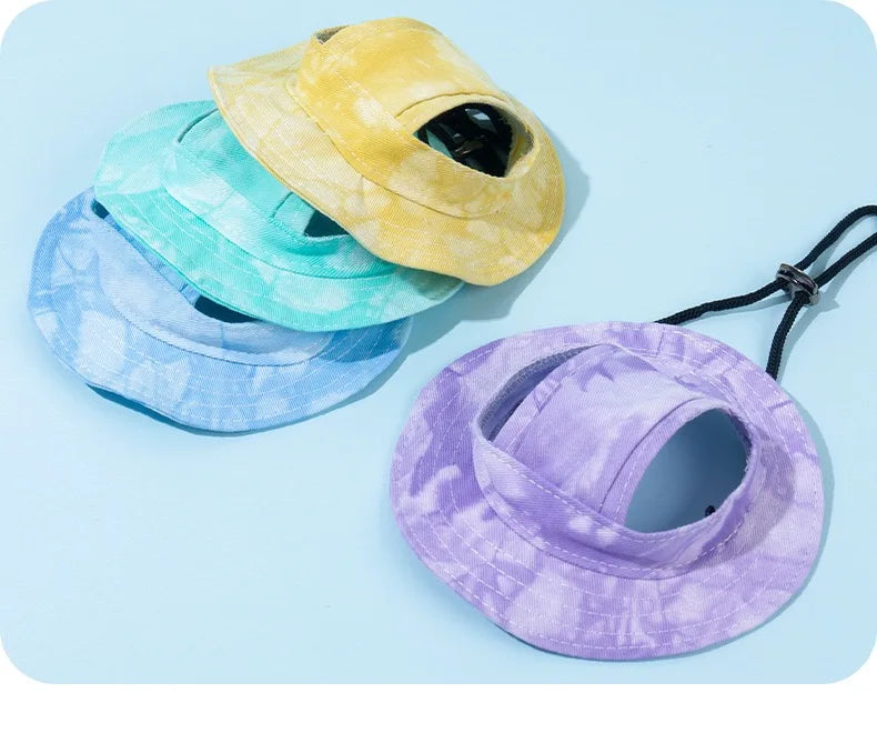 Cotton Fisherman Sun Hat for Dogs & Cats