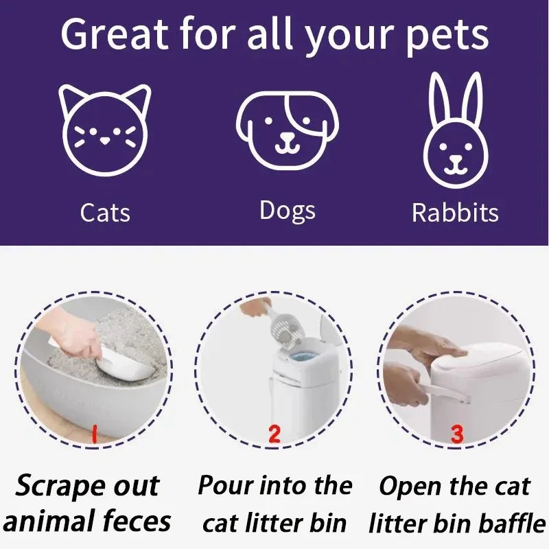 Odour-Proof Cat Litter Refill Bags – Large Thickened Liner Bags