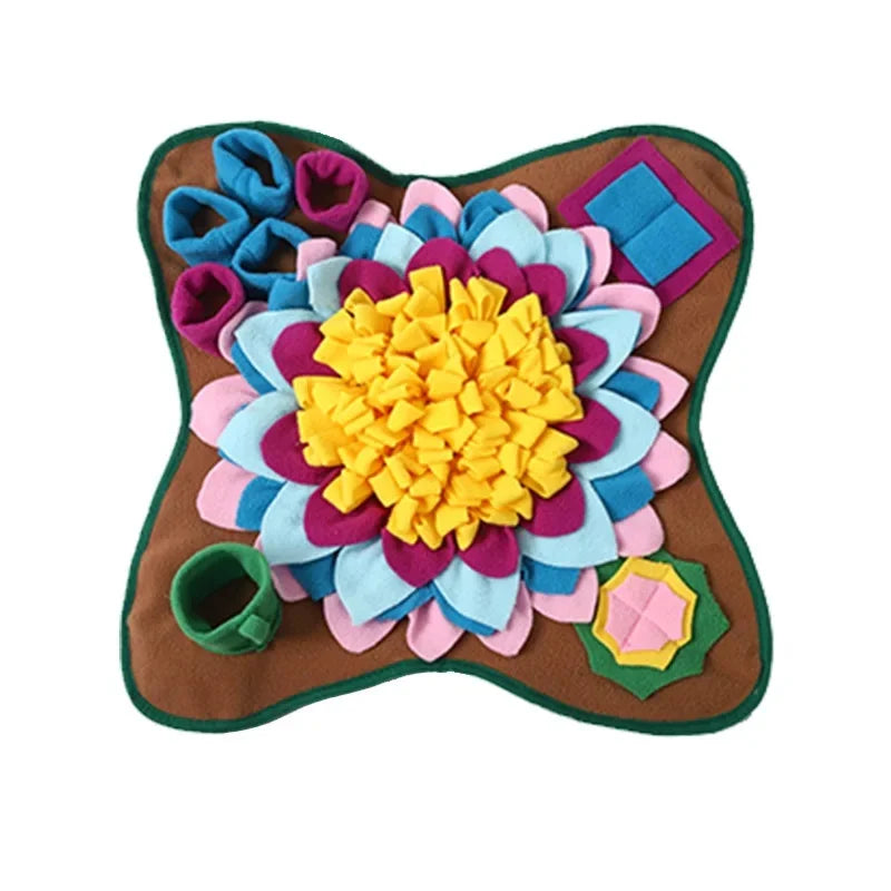 Dog Snuffle Mat – Interactive Foraging & Treat Puzzle