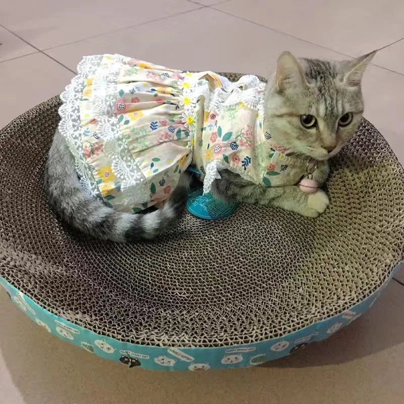 Lace Flower Princess Dress for Cats & Small Dogs