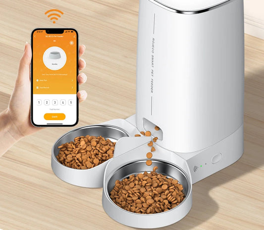 Smart WiFi Automatic Cat Feeder with Remote Control