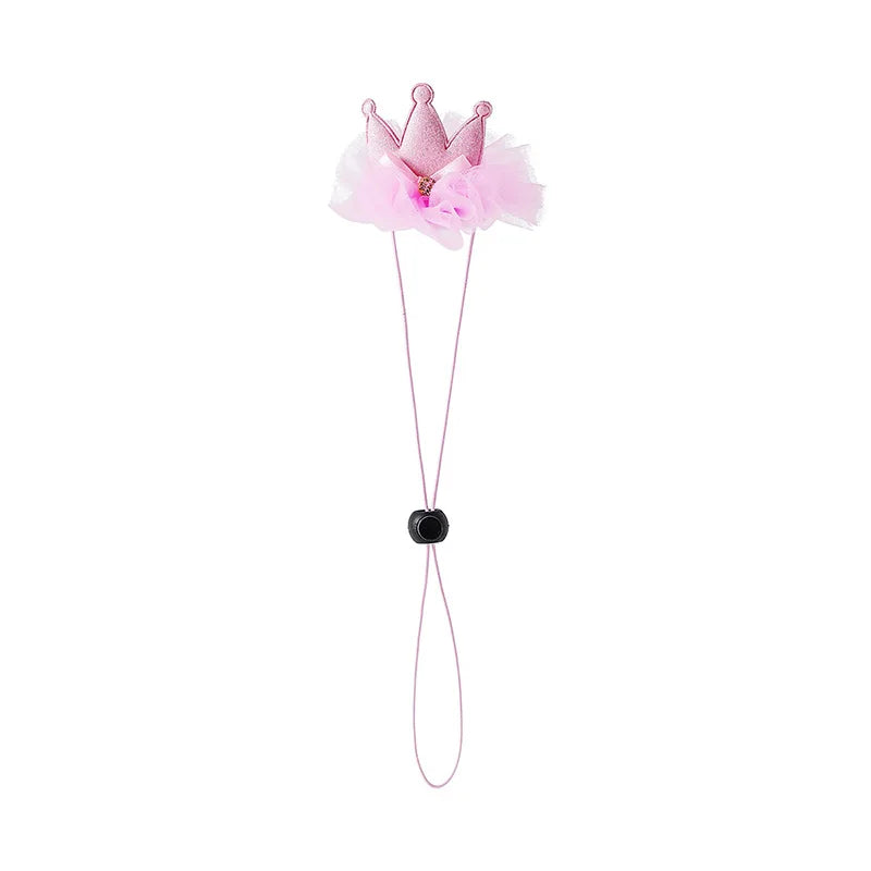 Adjustable Birthday Hat & Headdress for Dogs & Cats