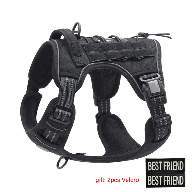 Tactical Military Training Dog Harness Vest