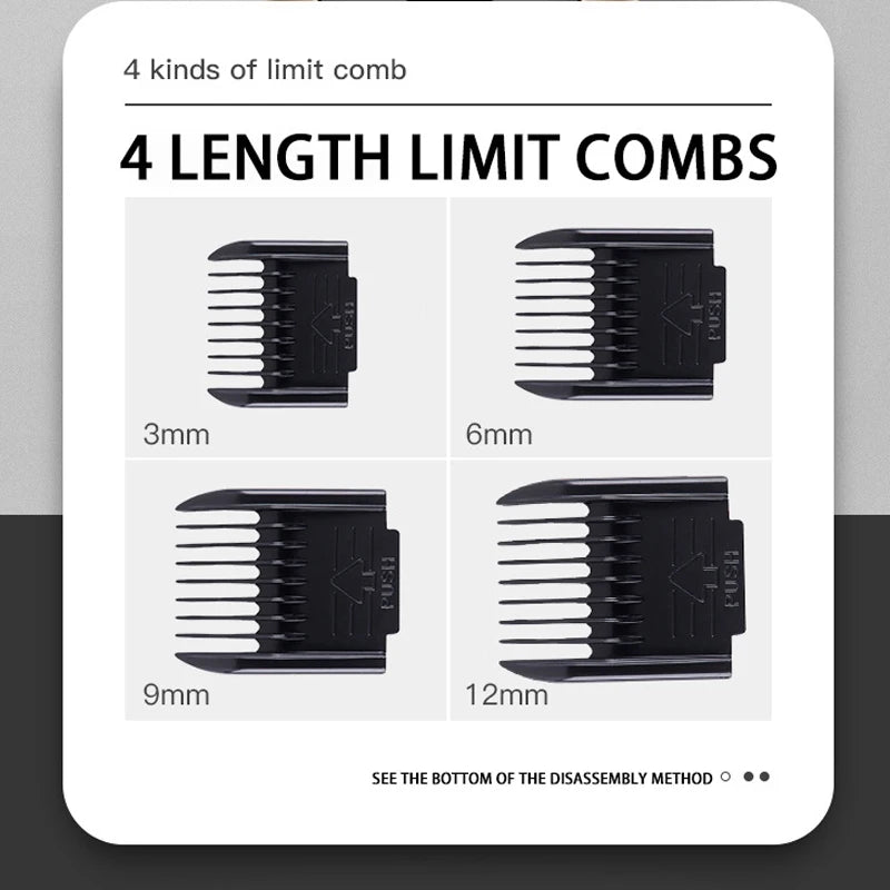 Professional Rechargeable Pet Grooming Clipper Kit for Dogs & Cats