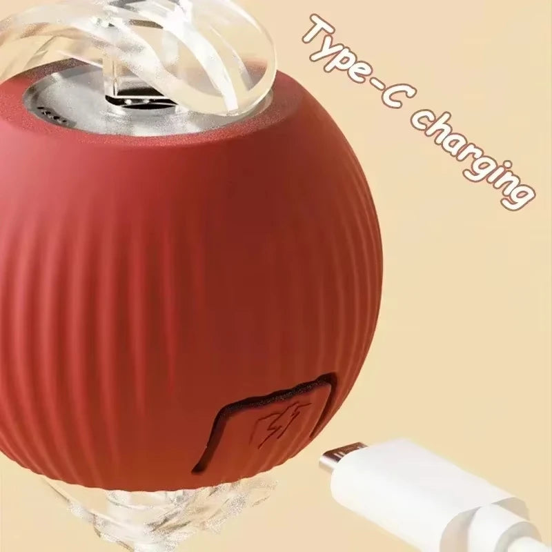 Interactive Self-Moving Cat Toy Ball