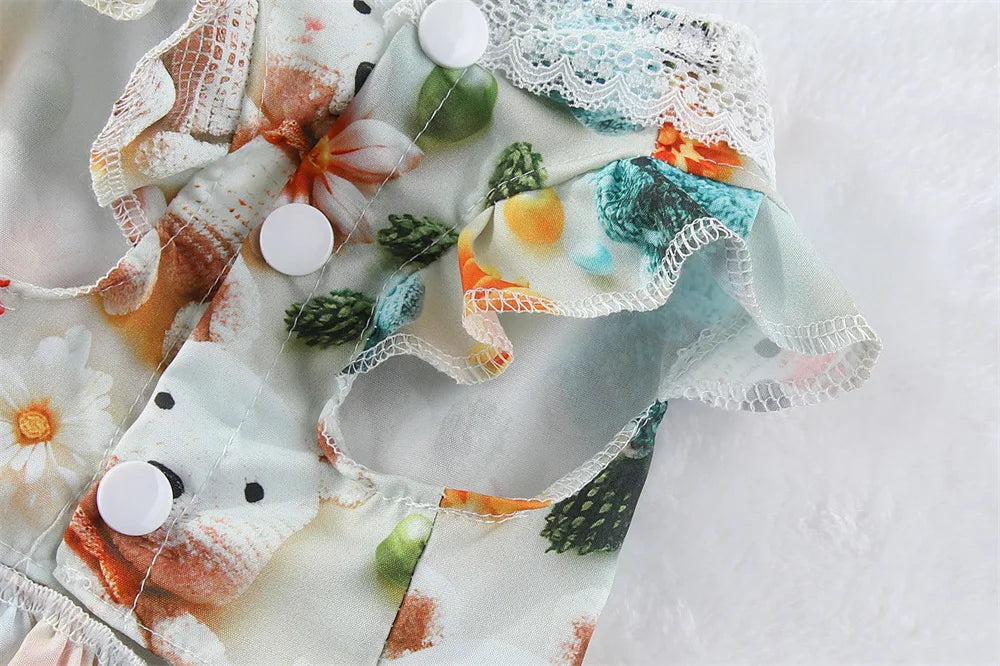Lace Collar Dress for Cats & Small Dogs