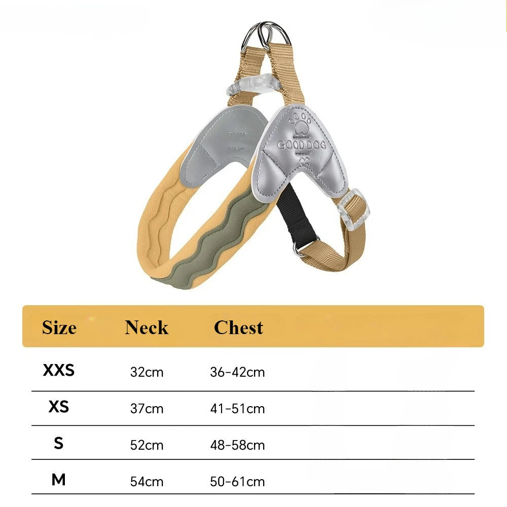 Adjustable Reflective Vest Harness for Small Dogs & Cats